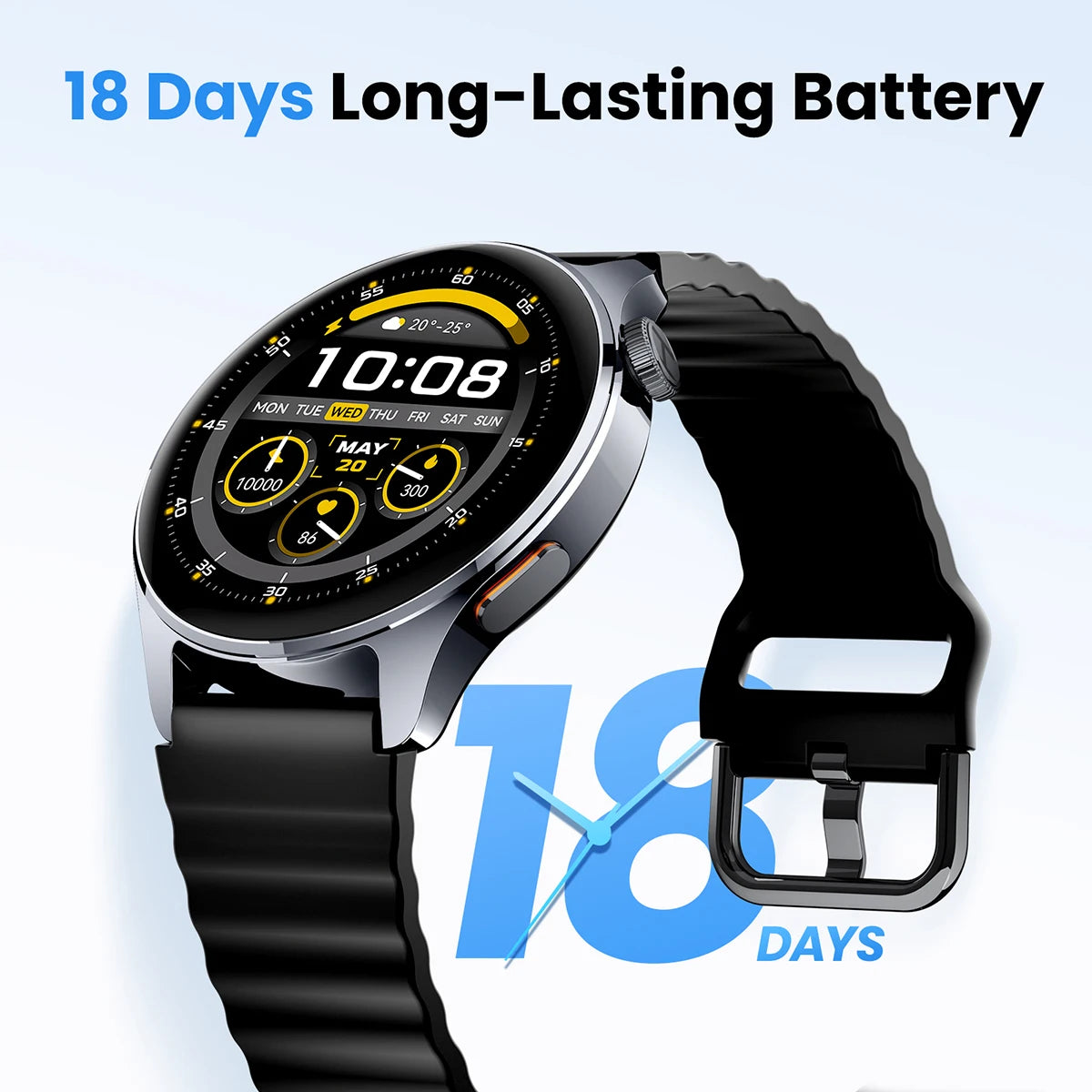 GPS Fitness Smartwatch 1.43" AMOLED With Bluetooth Calls