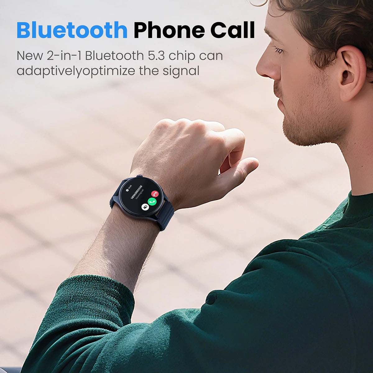 GPS Fitness Smartwatch 1.43" AMOLED With Bluetooth Calls