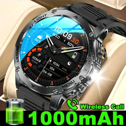 1.7" AMOLED Smart Watch 1000mAh – Bluetooth Calls & Fitness